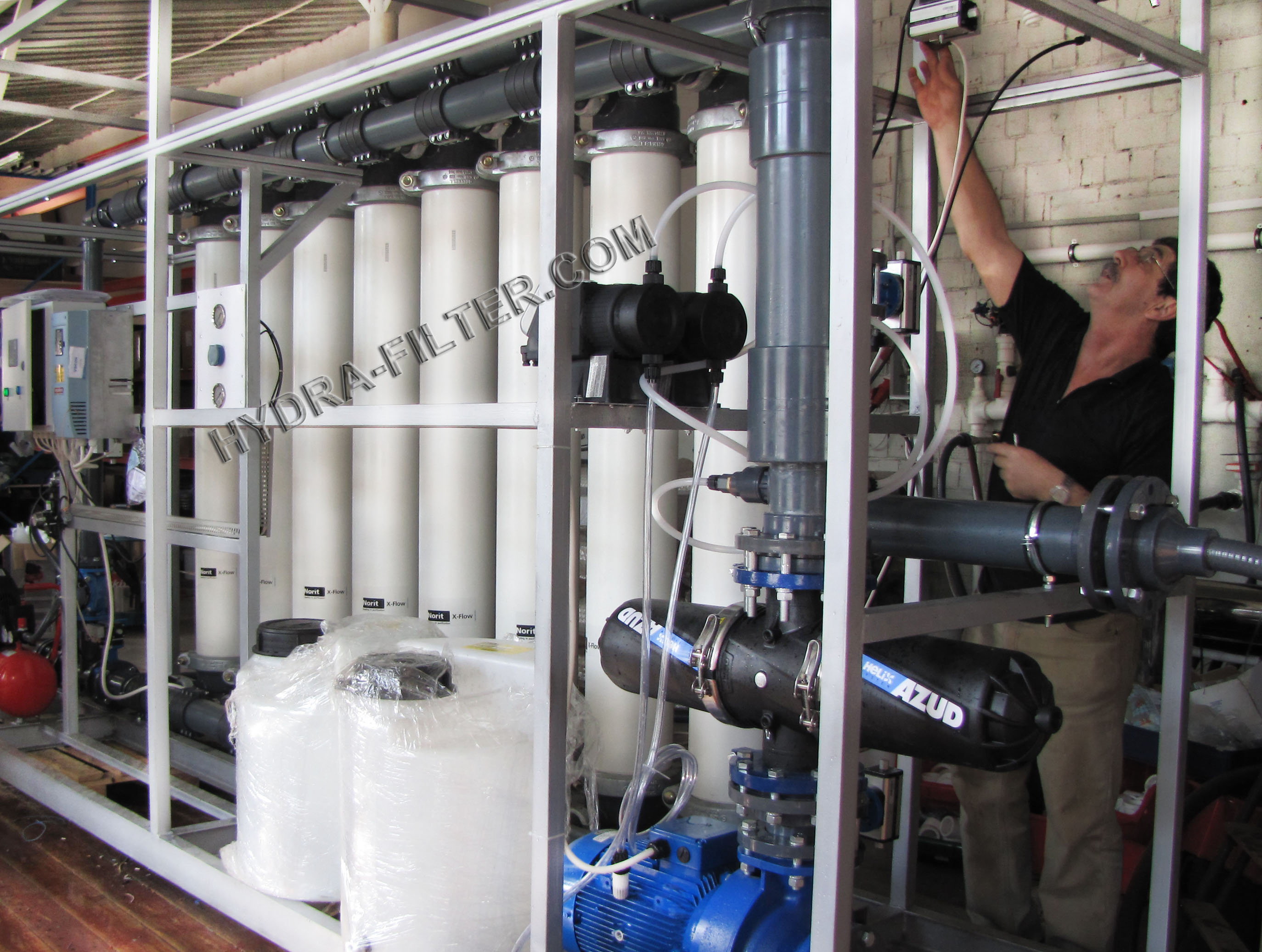 Ultrafiltration in industrial water treatment